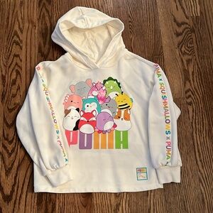 Kids Puma and Squishmallow Limited Edition Collaboration Hoodie Sweatshirt
